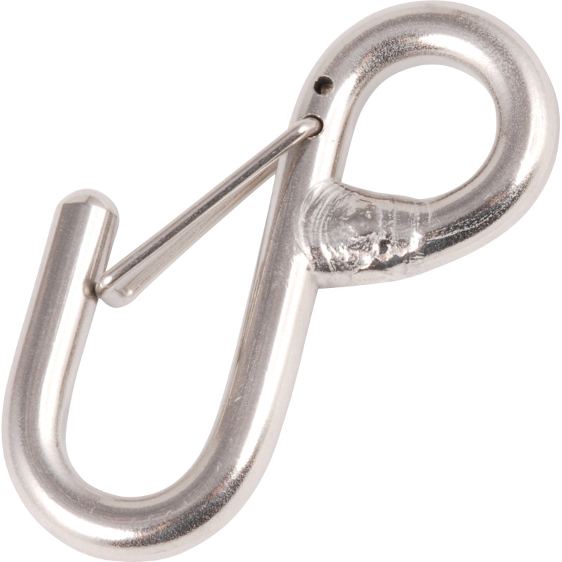 Photo of Stainless Steel Welded S Hook with Keeper