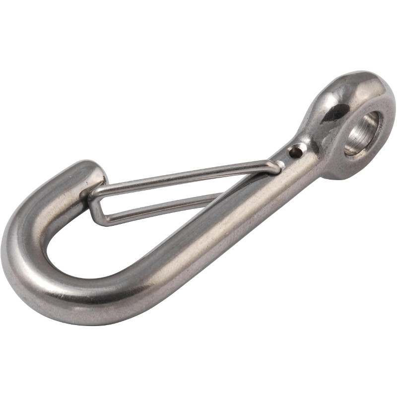 Photo of Stainless Steel Eye Hook with Keeper