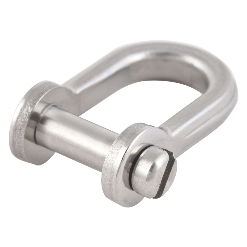Photo of Strip Forged SS Slotted Pin D Shackles