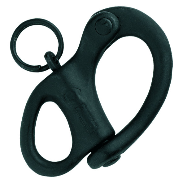Photo of Black Forged Stainless Steel Snap Shackles