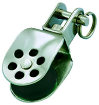 Photo of 25mm Stainless Steel Stanchion Block with Swivel