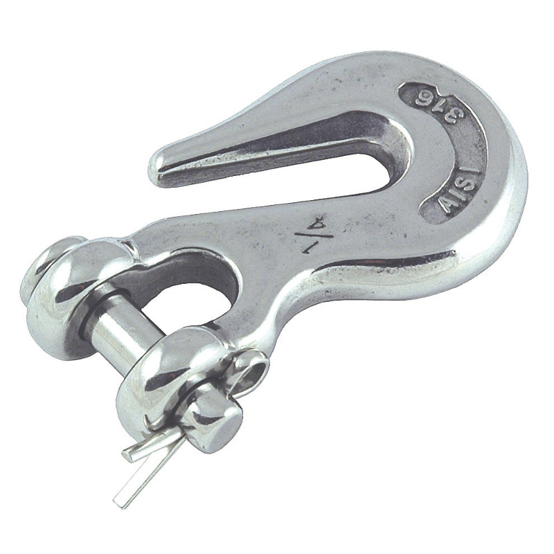 Photo of Stainless Steel Chain Grab Hook with Clevis Pin