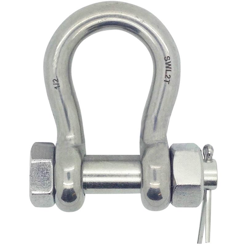 Photo of Standard Load Rated St St Safety Bow Shackles