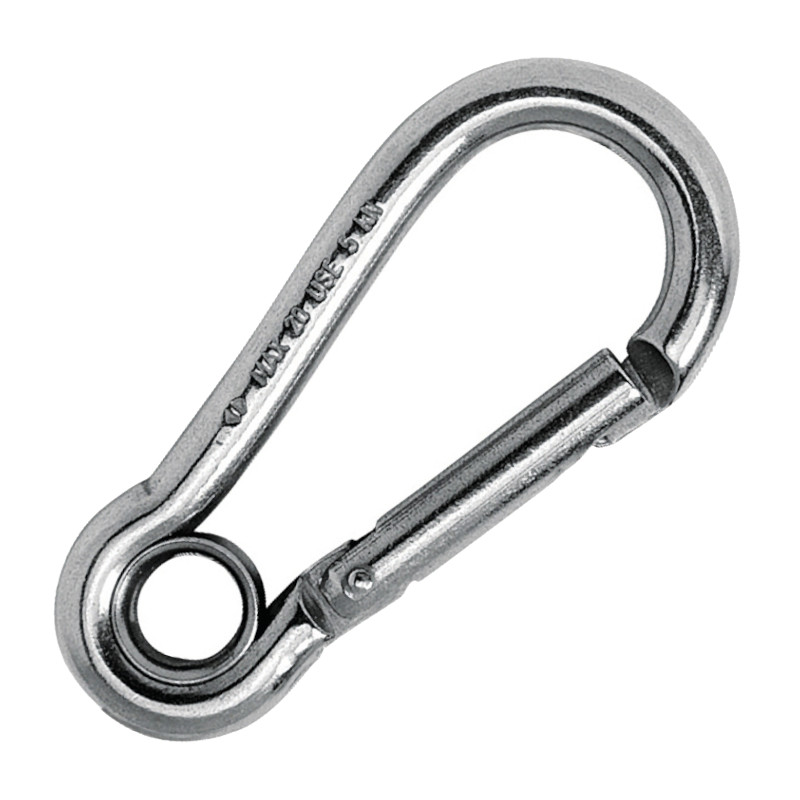 Photo of Load Rated Stainless Steel Carabiners with Eye