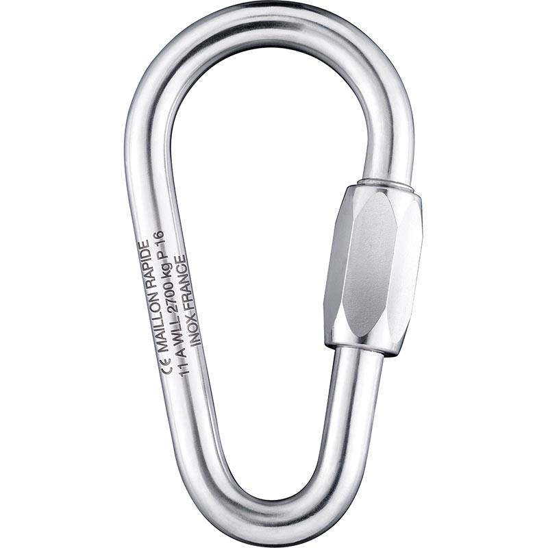 Load Stamped Stainless Steel Pear Quick Link