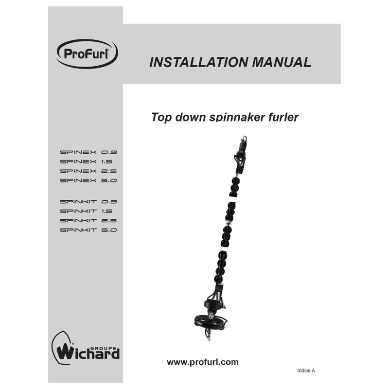 Photo of Spinex Top Down Furler - Installation Guide