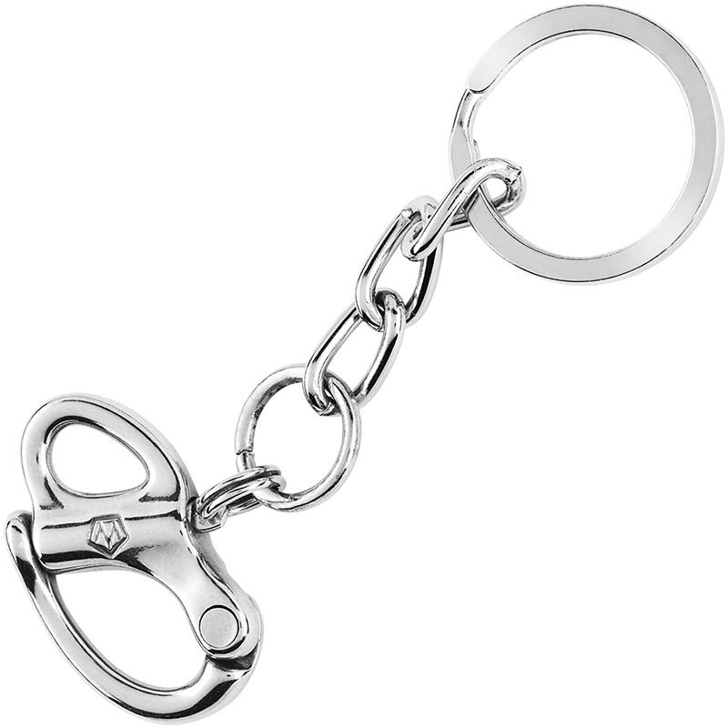 Photo of Forged Stainless Steel Snap Shackle Key Ring